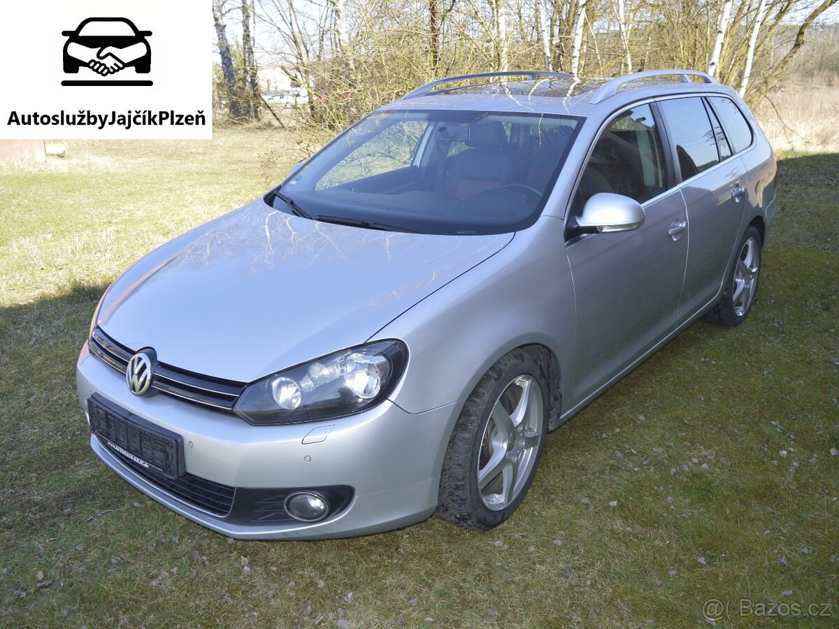 VW Golf 6 combi 2,0 103 kw Panorama Kůže Highline