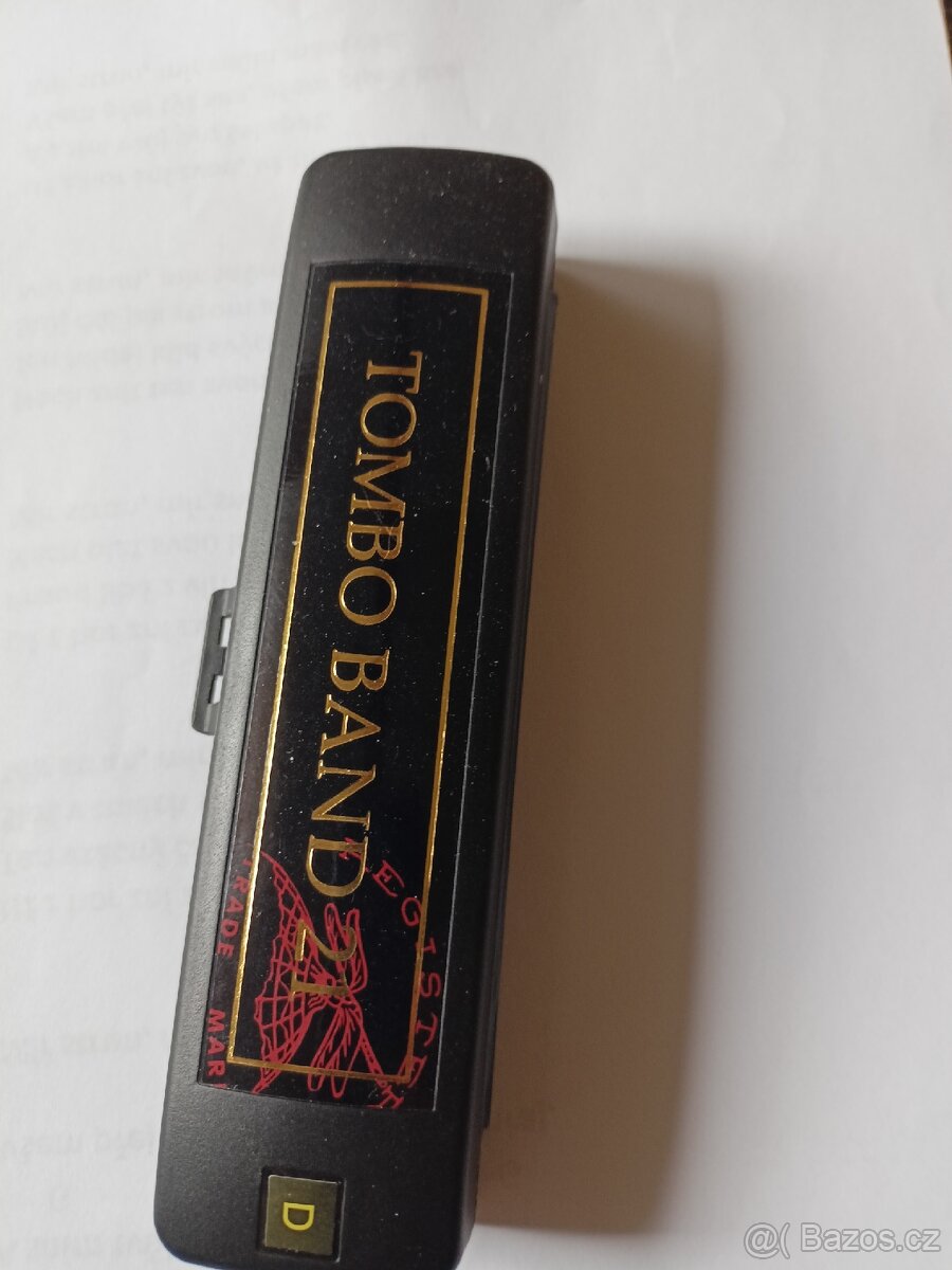 Nová foukací harmonika Tombo - D