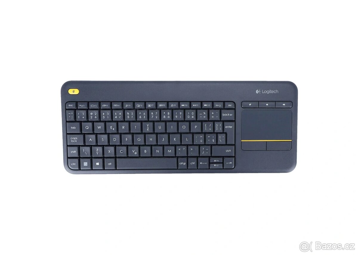 Bezdrátová klávesnice s touchpadem Logitech K400 Plus CZ