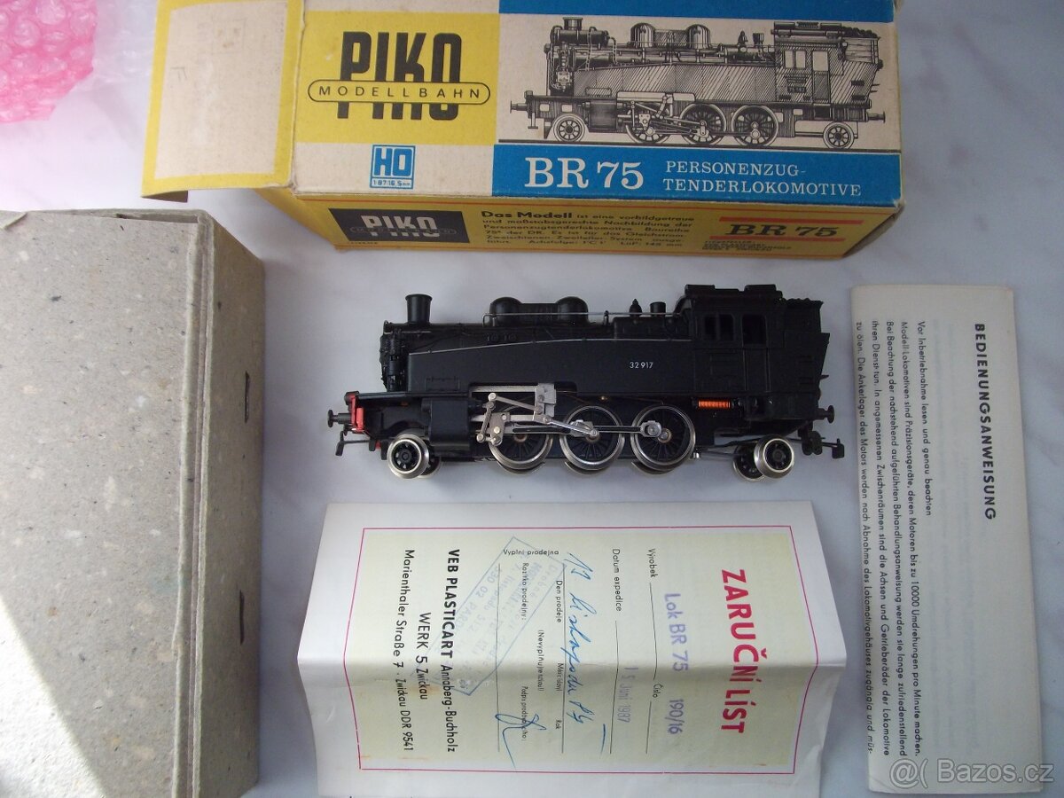 Lokomotiva parní na vláčky Piko