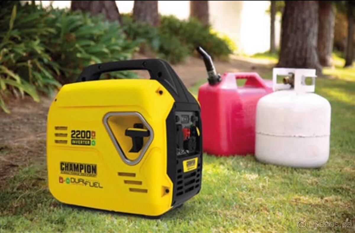 Centrála, Generator Champion2200 Dvoupalivový LPGBenzin2,2kW