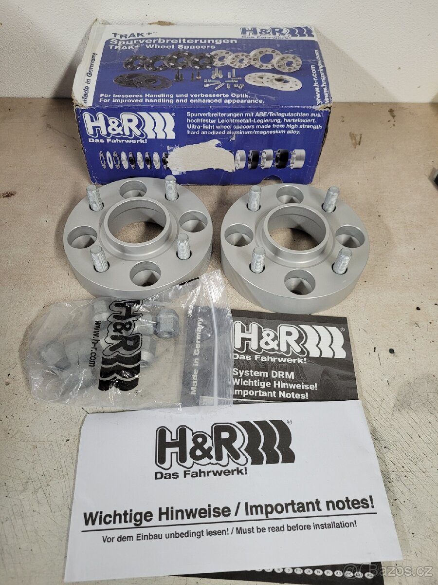 Rozšiřovácí podložky H&R 4x108 / 30mm