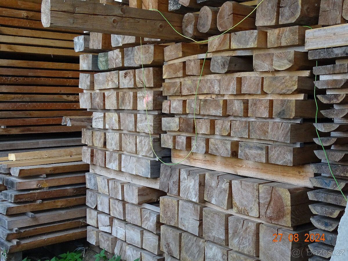 Nabízím kvalitní vzduchosuché truhlářské a stavební řezivo