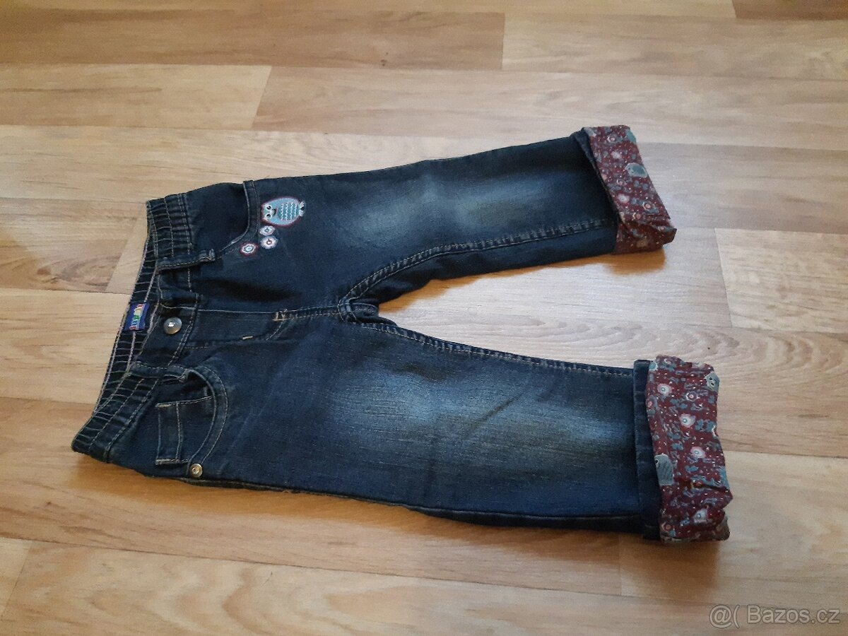 Dívčí zateplené rifle