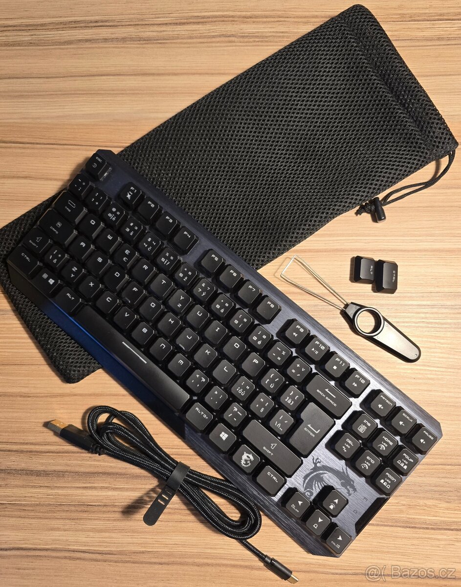 Herní klávesnice MSI Vigor gk50 tkl