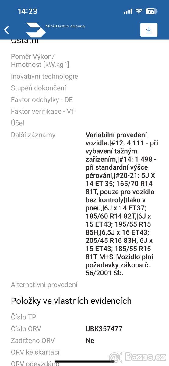 Sháním alu kola s letnimi zvířaty pneu na fabii 2