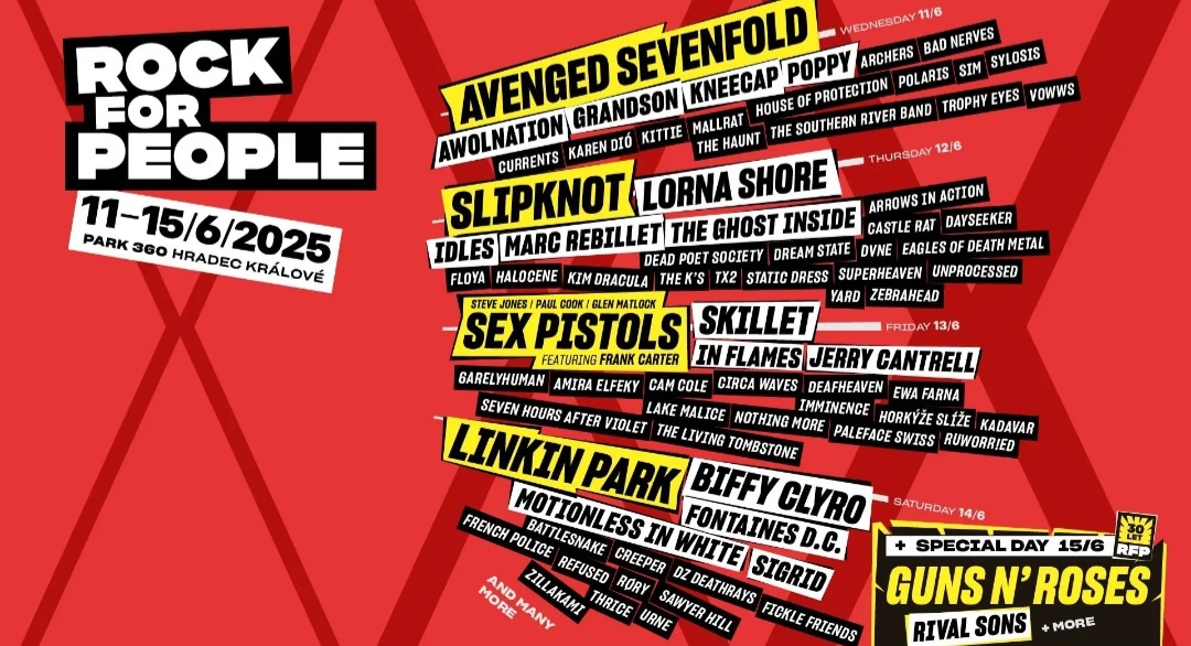 Vstupenka na Rock for People 2025 ČT 12.6.