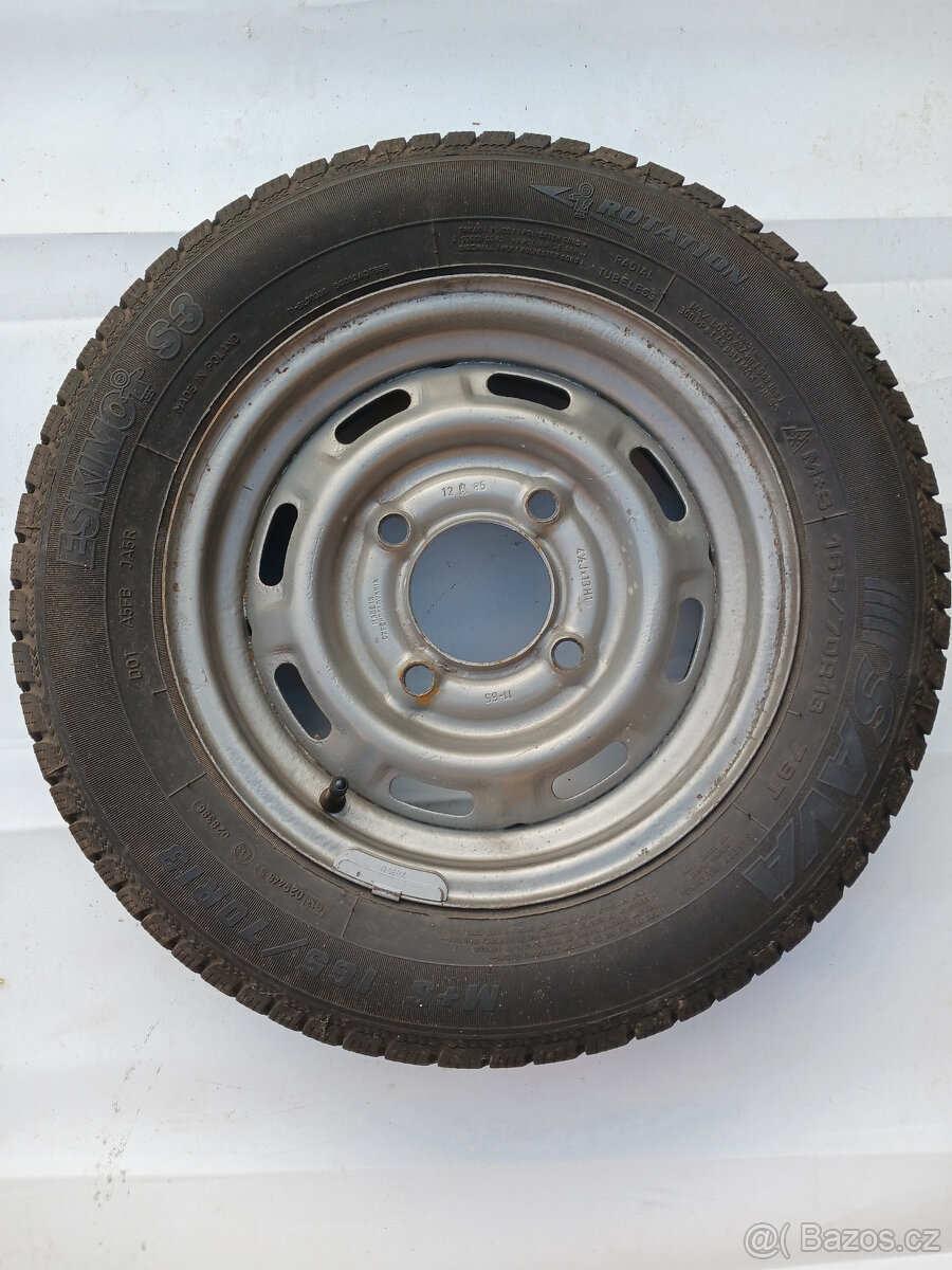 Sady kol na Škoda 1000, 100, 110, R coupe, 105, 120, 130