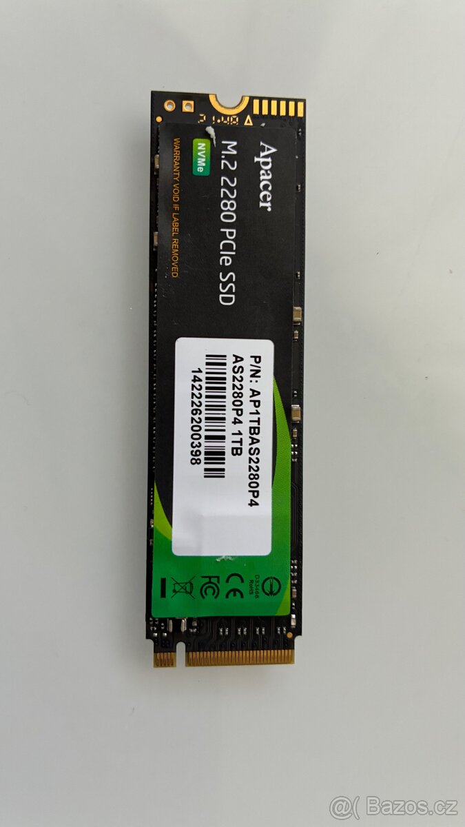 Apacer AS2280P4 1TB NVMe ssd