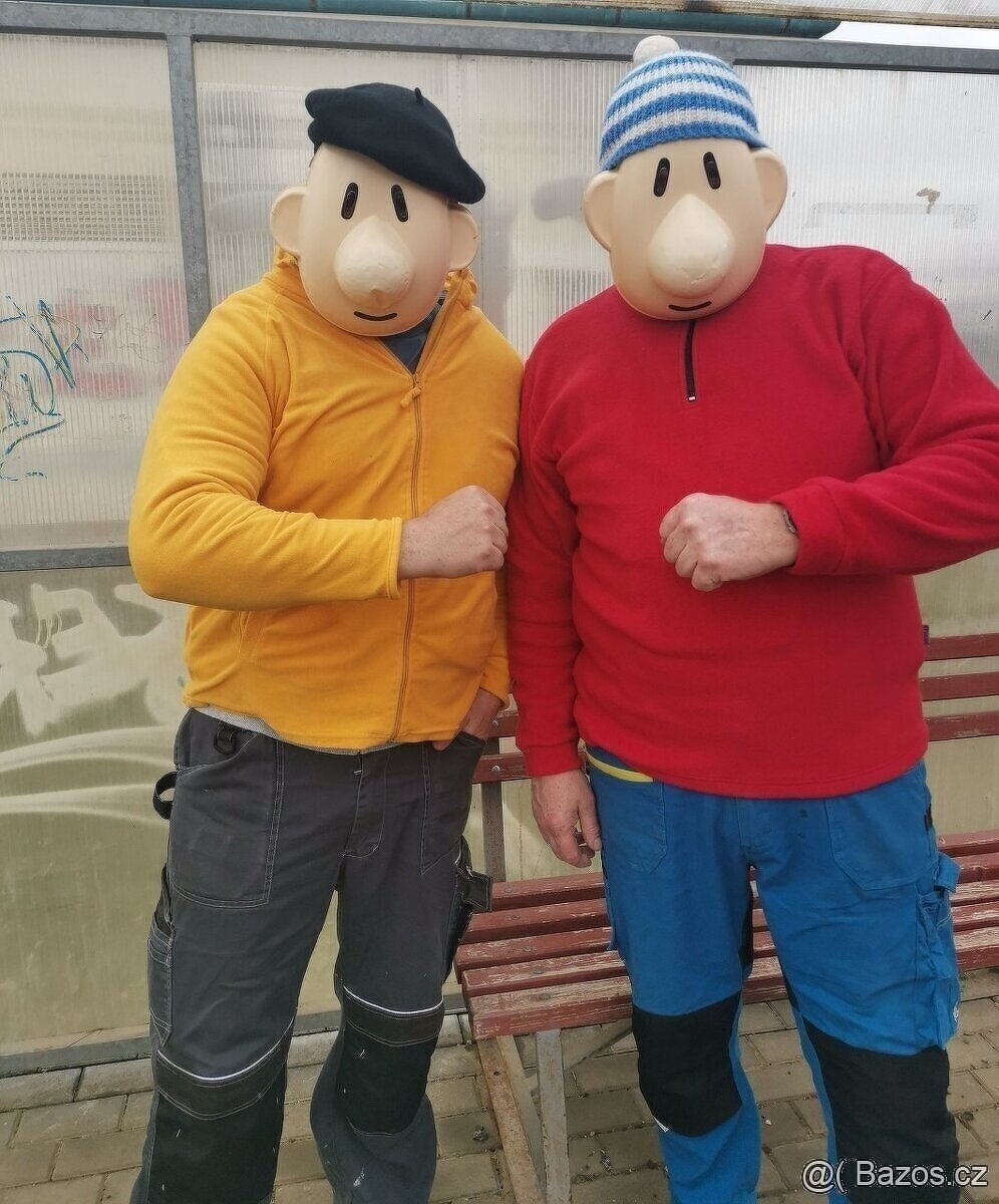 Kostým Pat a Mat na karneval, maškarní
