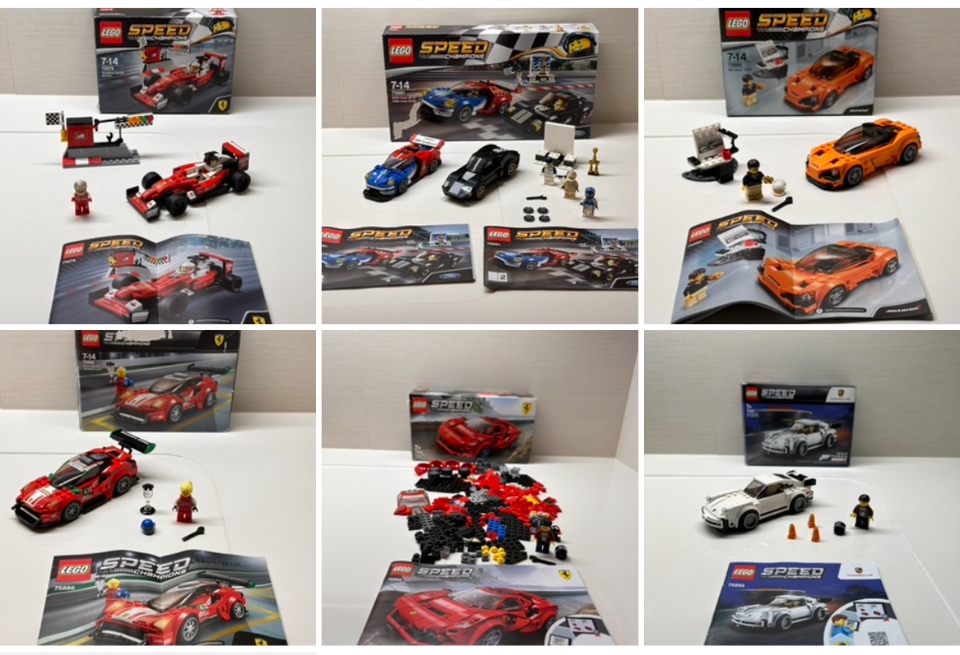 Lego Speed champions s krabicí