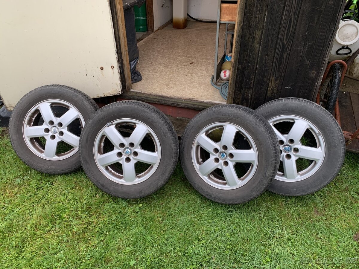 ALU kola R15 5x100 + pneumatiky SAVA 195/65R15
