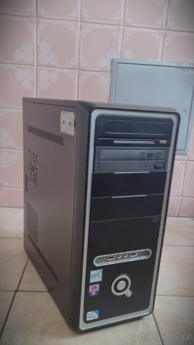 Plně funkční tiché stolní PC, WIN7x64 nové,cena do 31.05.25