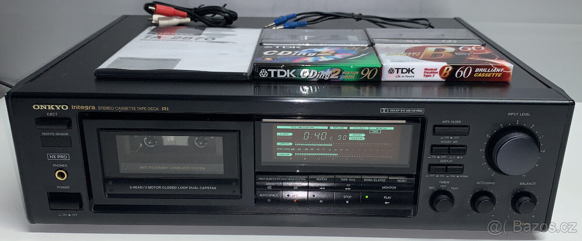 ONKYO TA-2870 Stereo Cassette Deck/ Accubias/ AMCS
