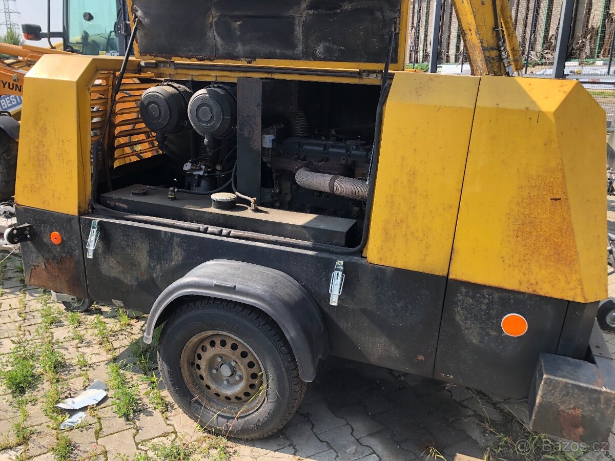 Mobilní šroubový diesel kompresor Atmos PDP 70