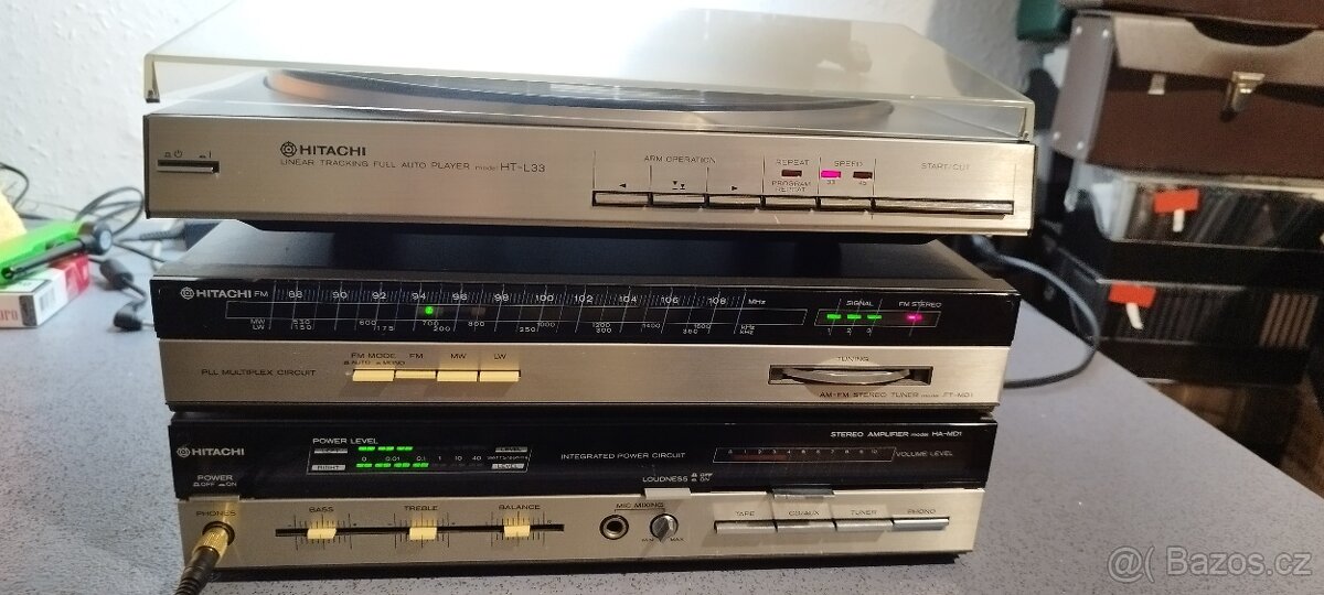 HI-FI Midi system Hitachi MD1 r.v.1983