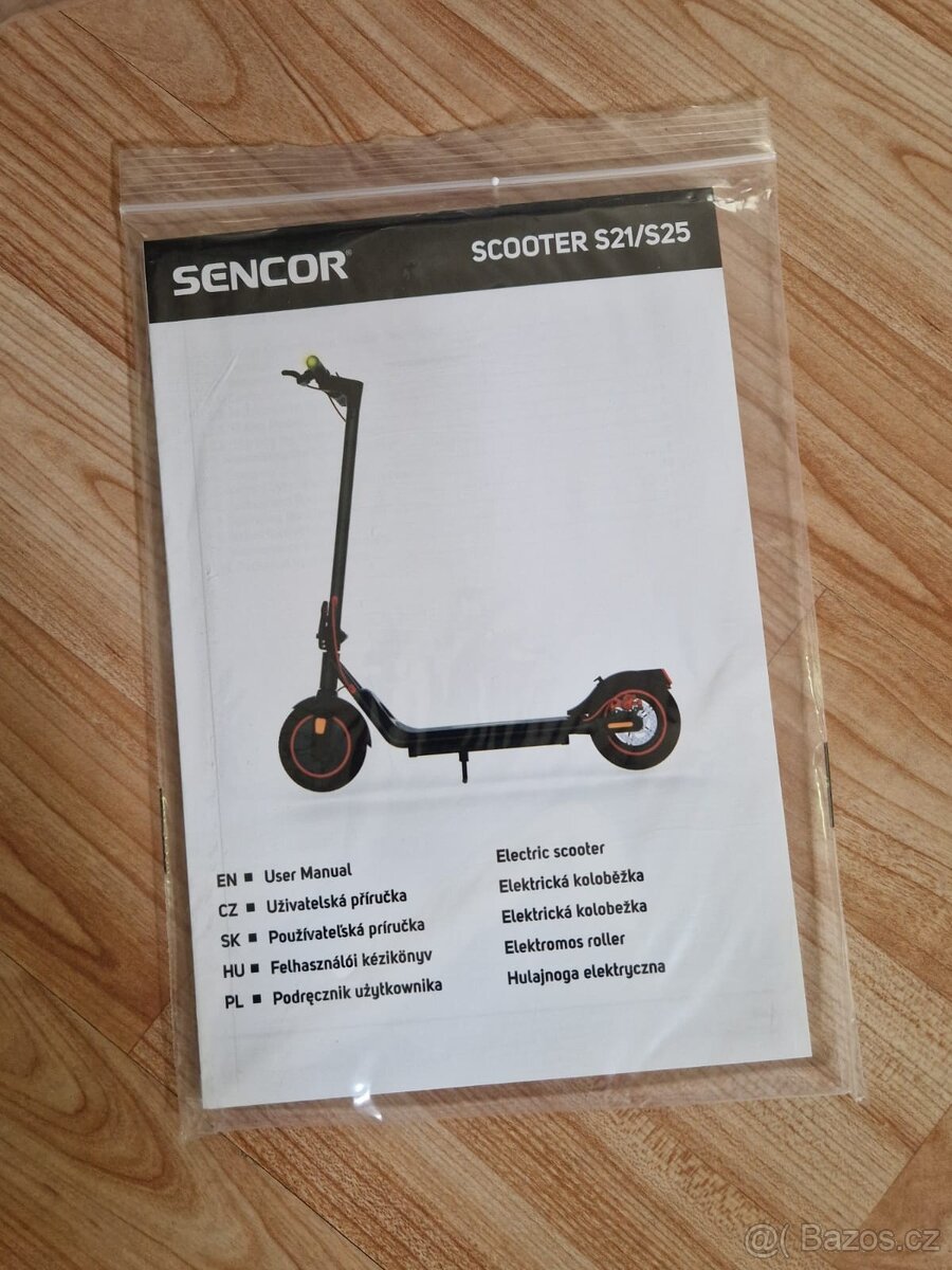 Elektrokoloběžka sencor s25