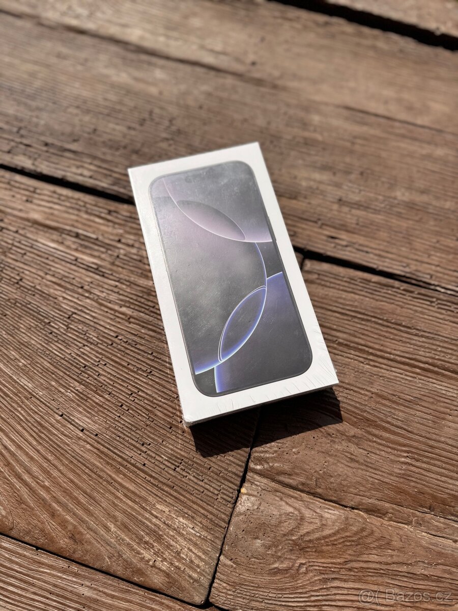 Apple iPhone 16 pro 128GB, černý, záruka O2