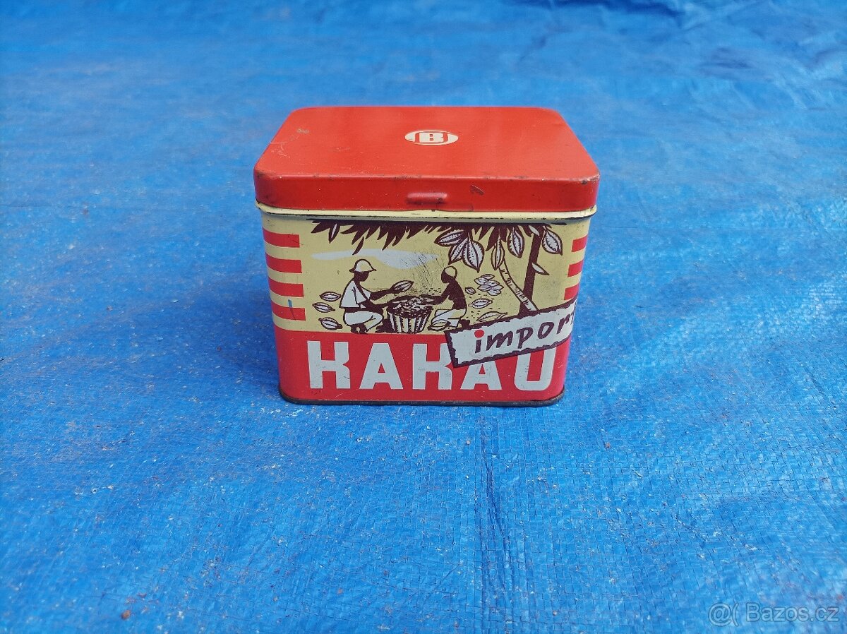 Plechová krabička Kakao import