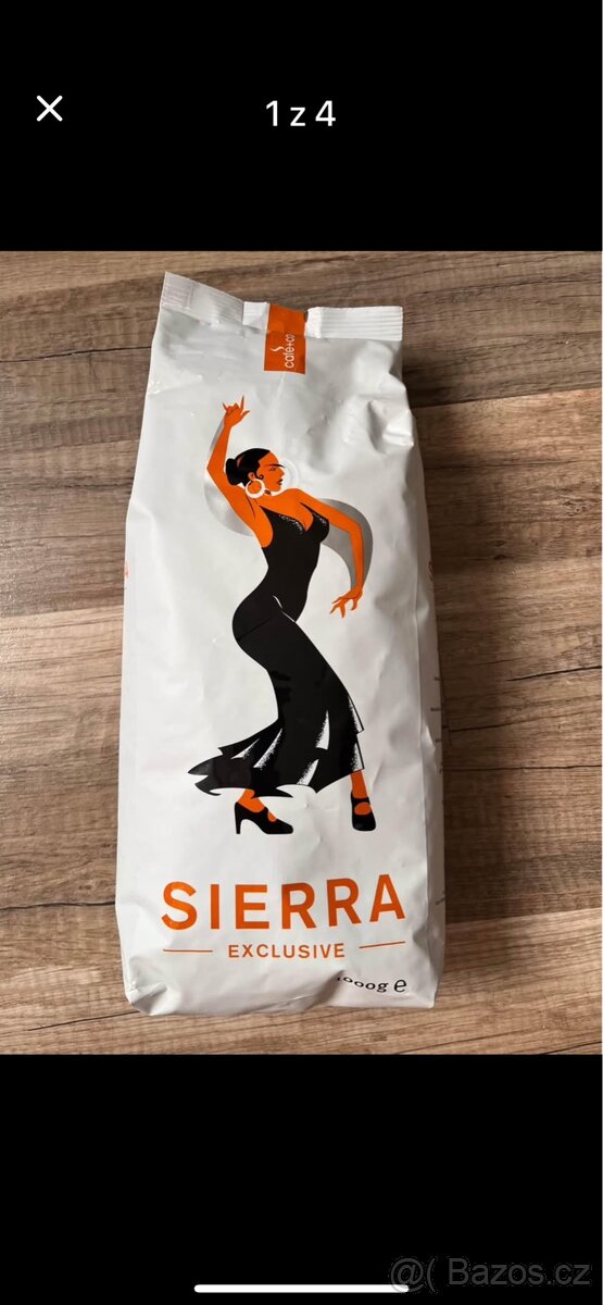 Káva zrnková sierra