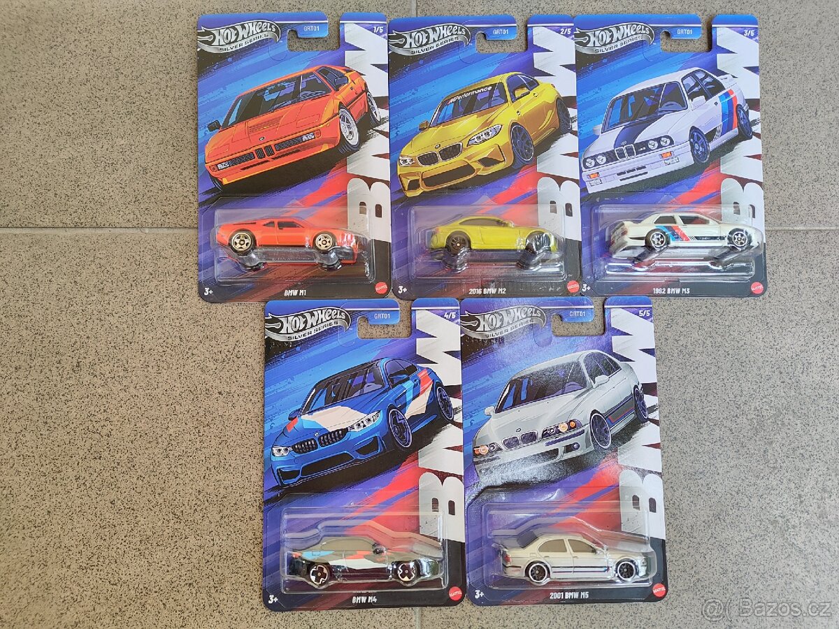 HOT WHEELS KOMPLETNÍ SADA BMW