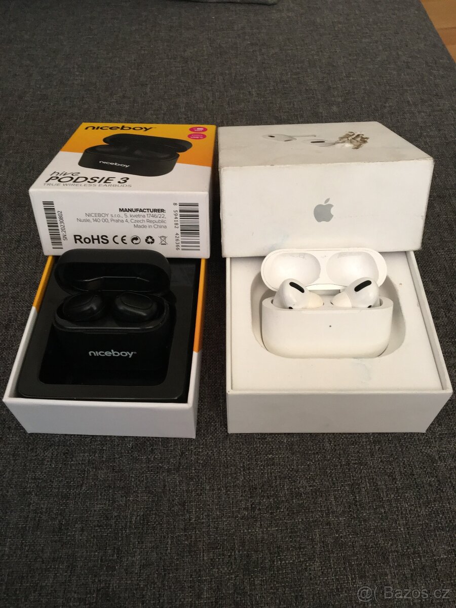 Prodam sluchatka airpods i niceboy