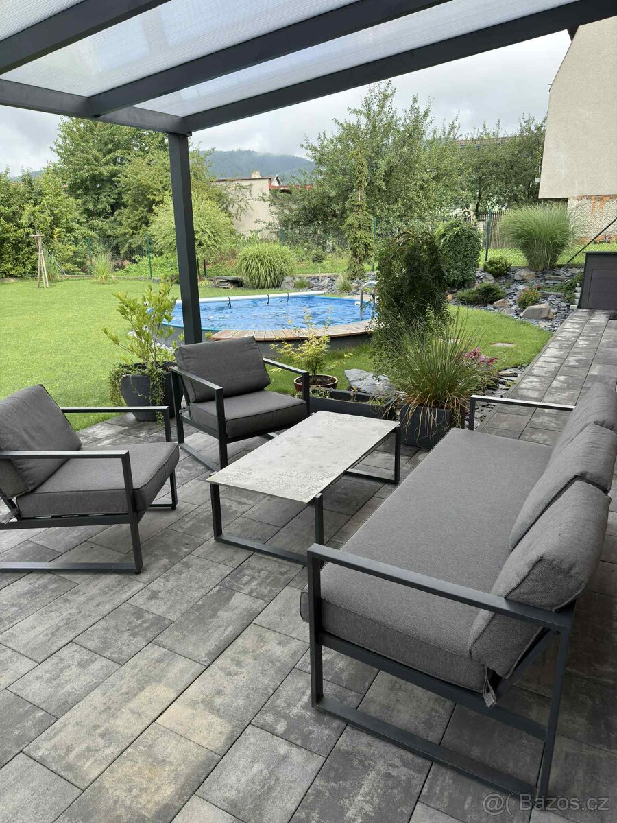 Zahradní hliníková souprava Lounge