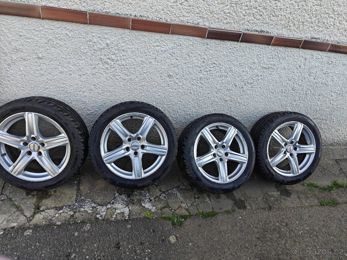 ALU kola 5x112 R 17 ET 40 7J letní pneu 235/45/17