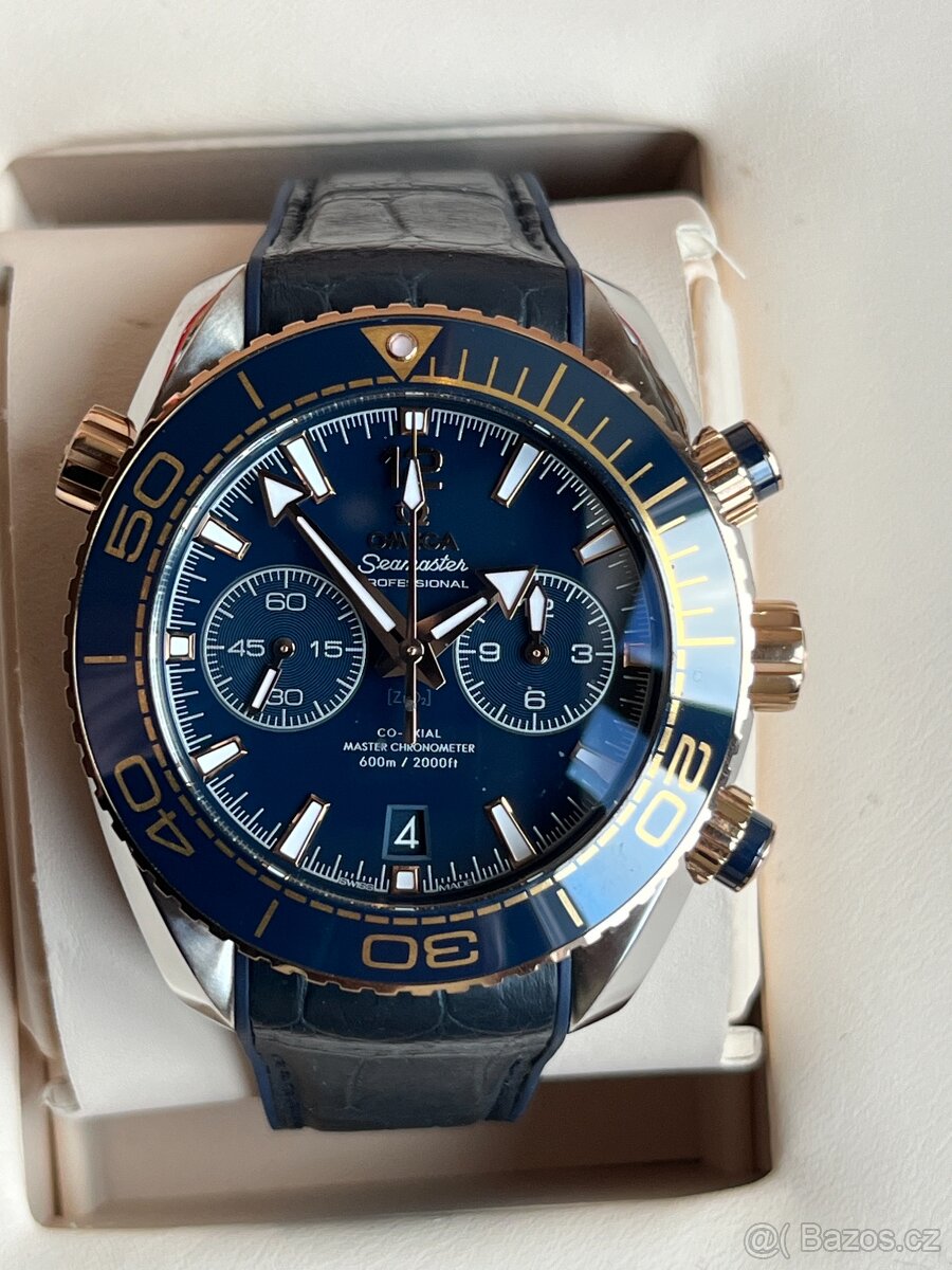 original hodinky Omega Seamaster Planet Ocean rose gold