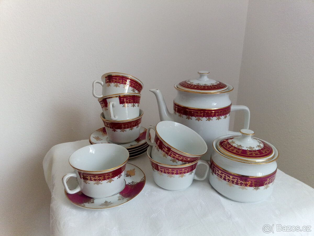 porcelánový servis kávový , čajový