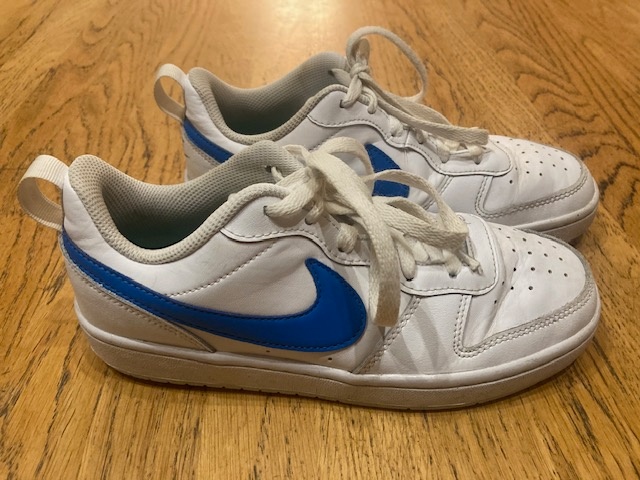 Tenisky NIKE, bílo-modré, vel. 37,5 (stélka 23,5)