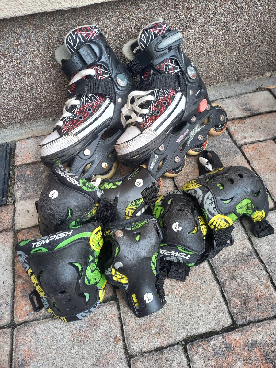 Kolečkové brusle vel. 29-32