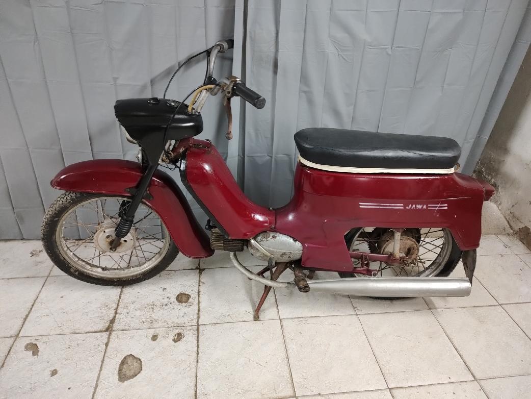 Jawa pionýr vínový