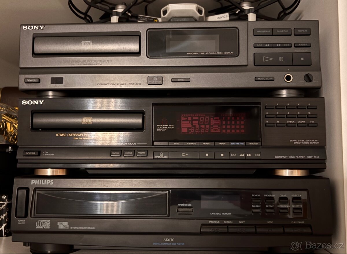 CD přehrávače Sony, Philips