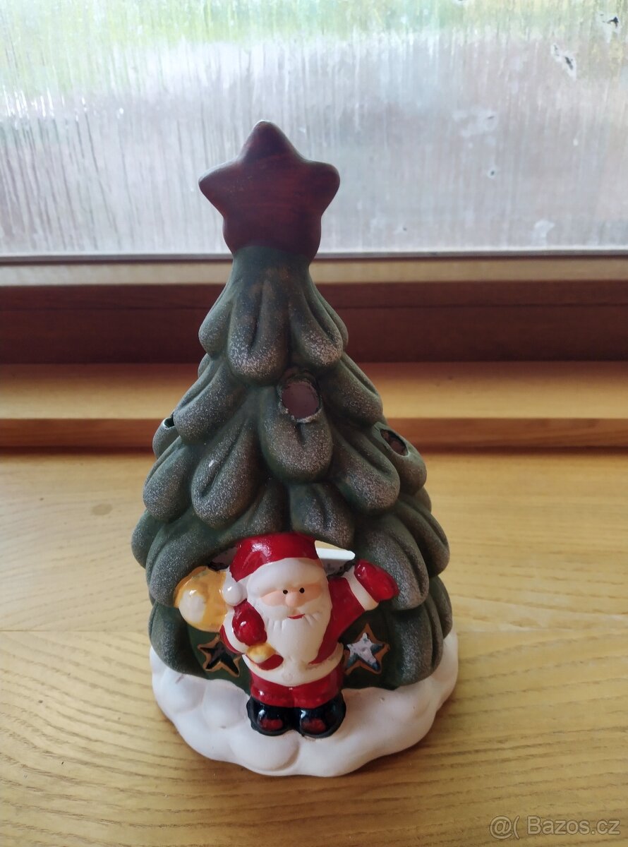 Nový vánoční stromeček na čajovou svíčku III