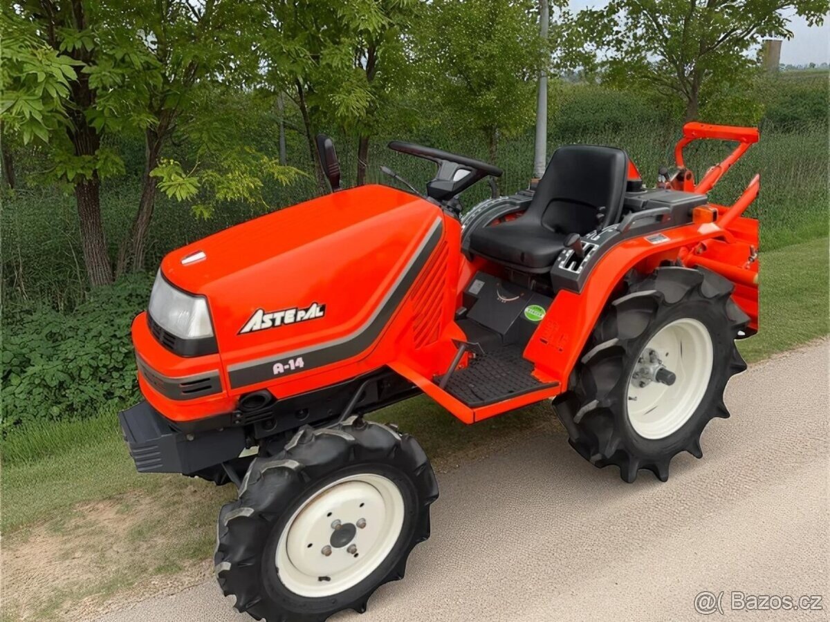 Malotraktor Kubota Aste A14 – repasovaný SPZ