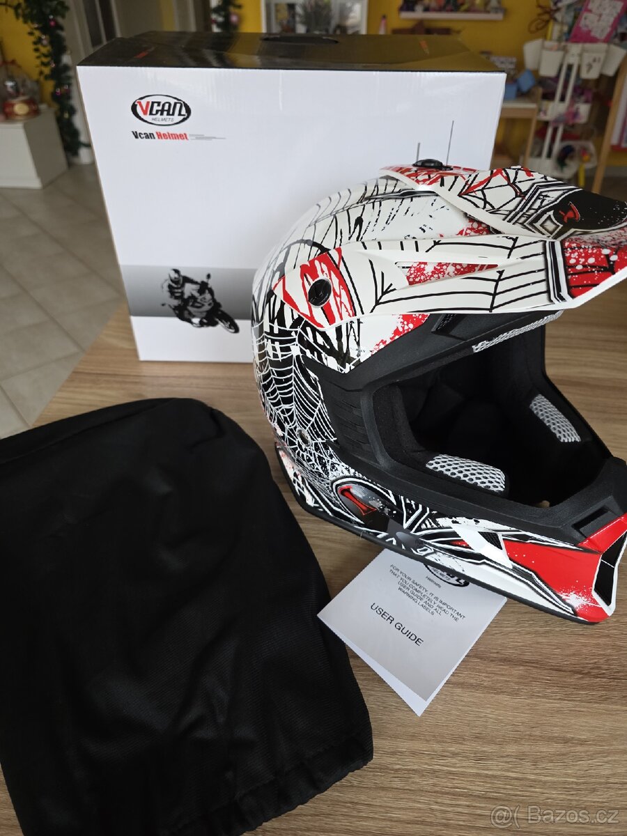Motokrosové helma, helma na motorku NOVÁ