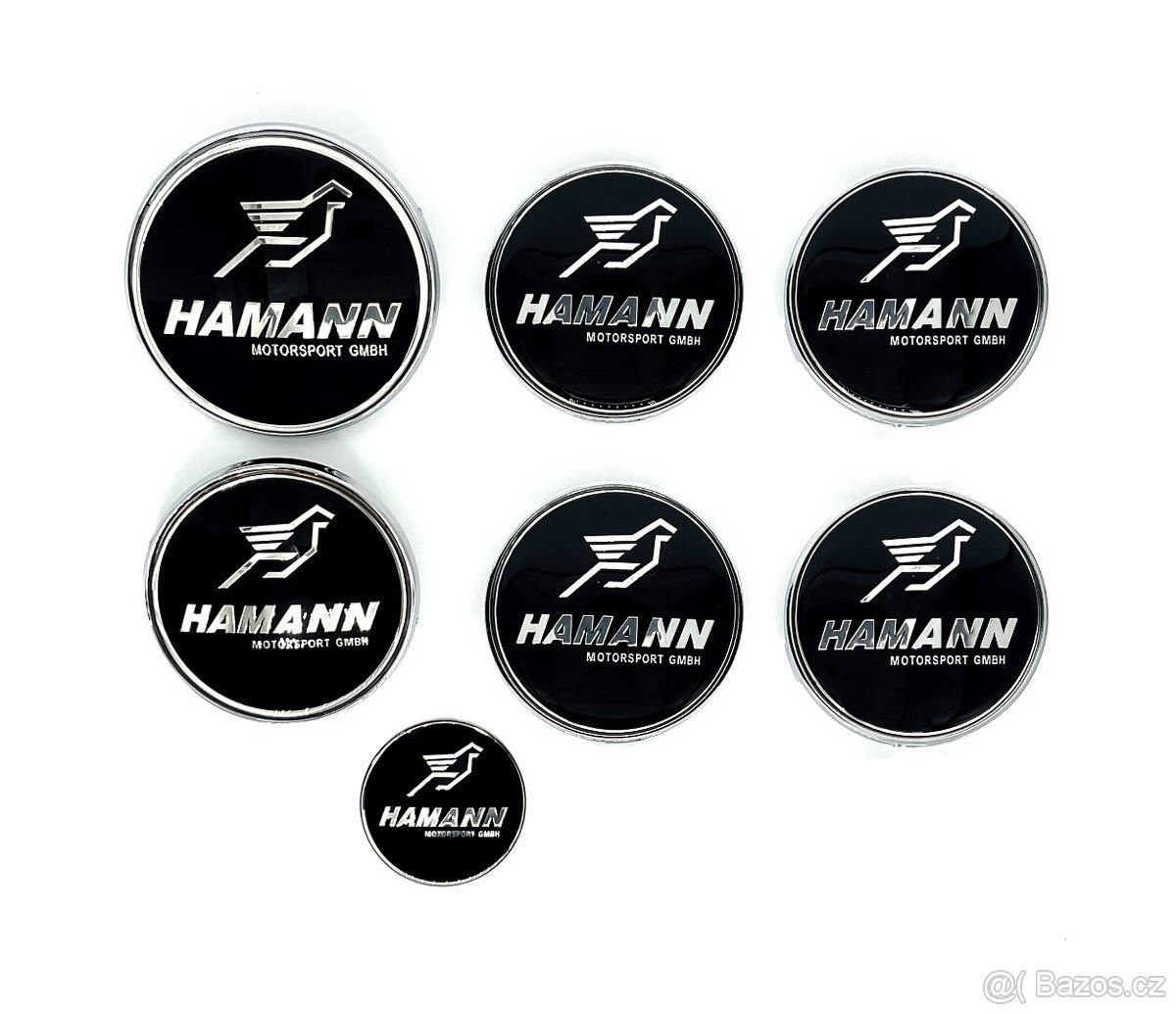 BMW znaky a pokličky celá sada Hamann Motorsport