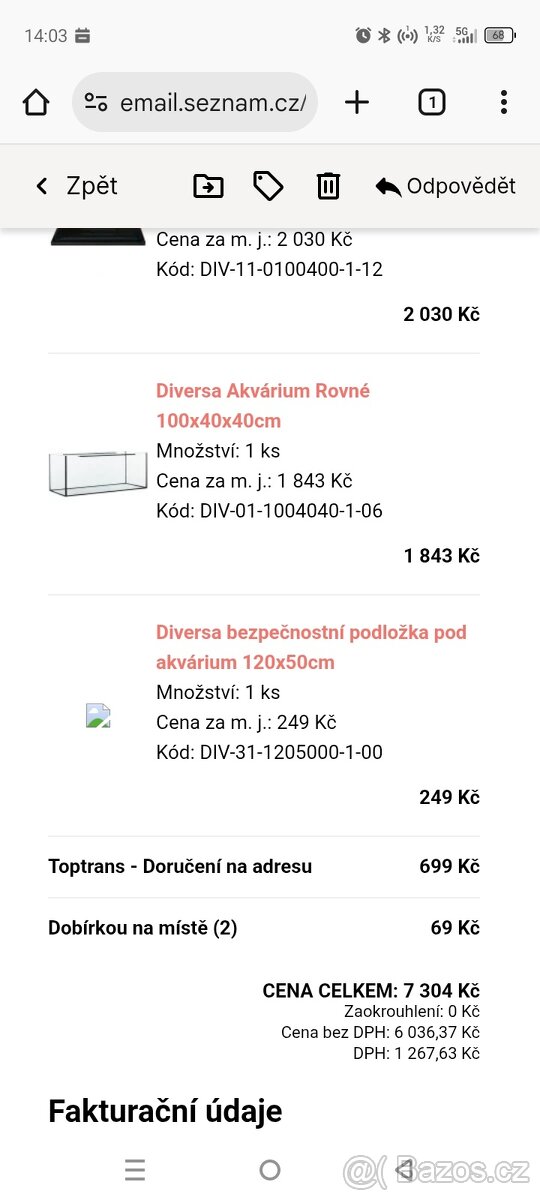 Akvárium 160l + jedno menší