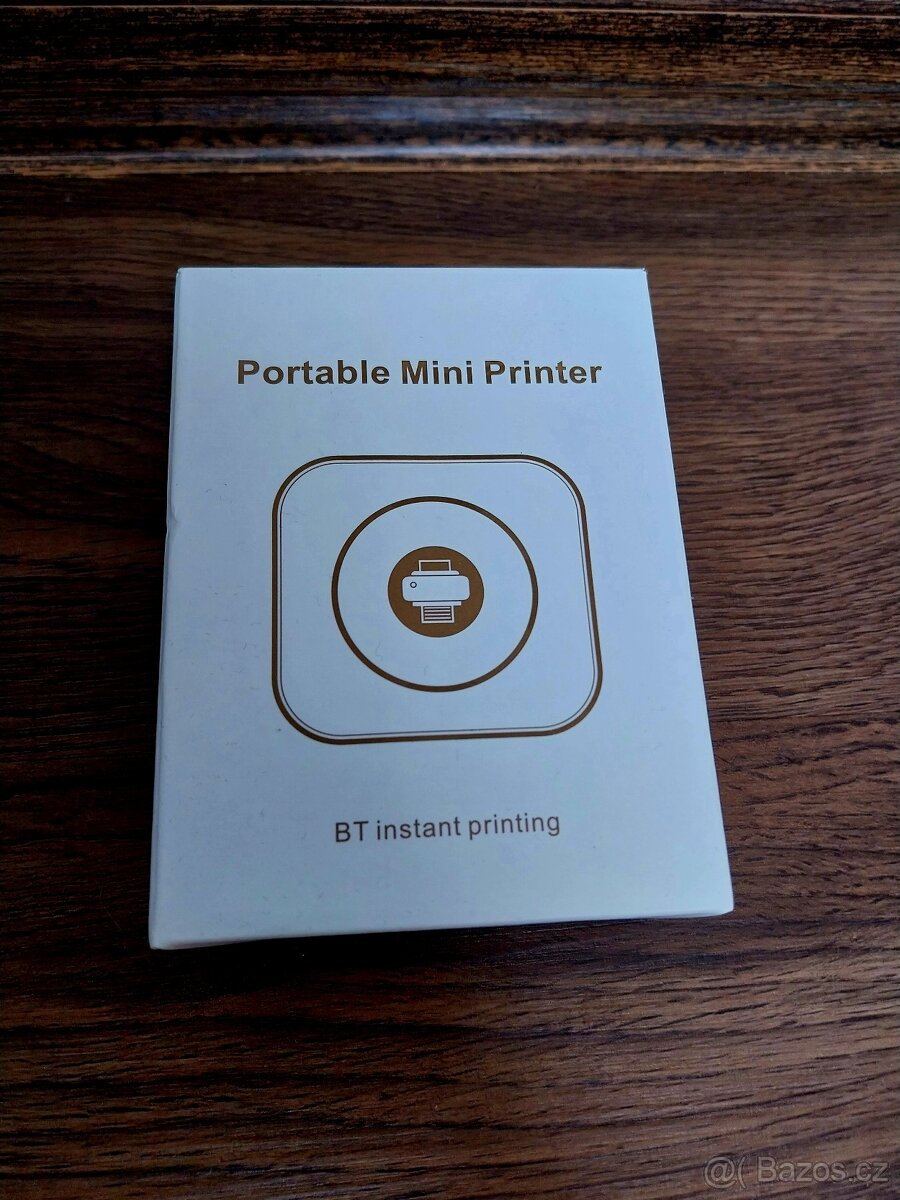 Nová tiskárna přenosná - na Bluetooth :)
