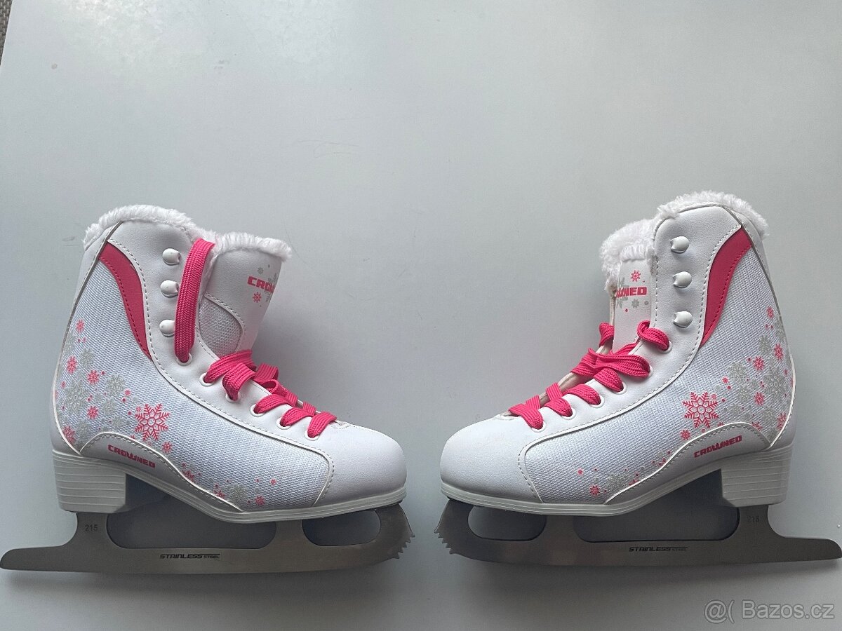 Prodám lední dívčí brusle Crowned 34