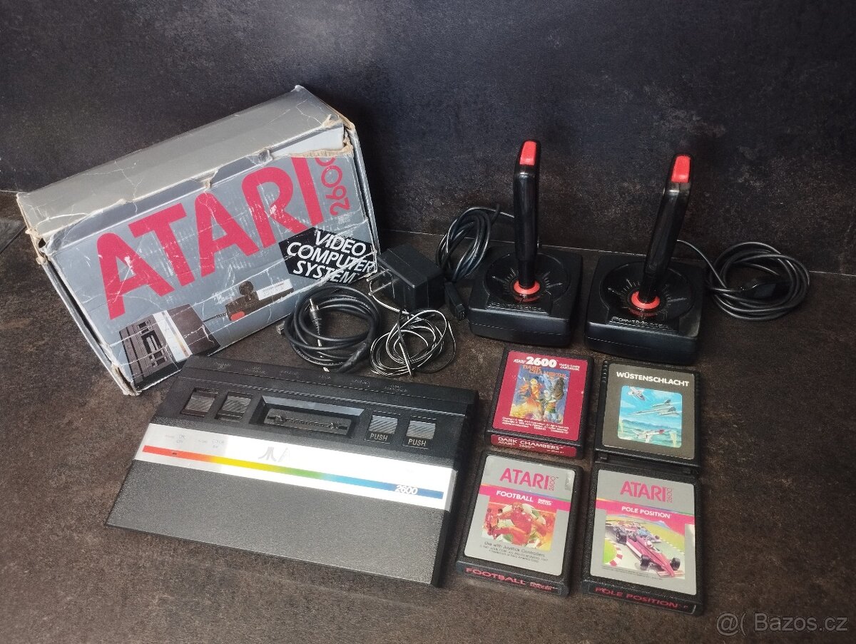 Retro konzole Atari 2600 jr. + Hry