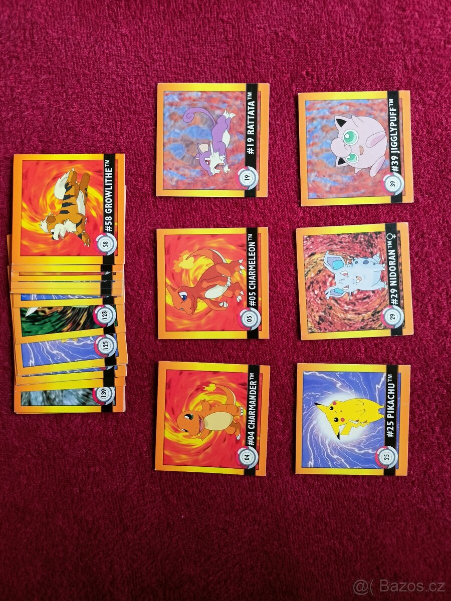 Pokemon Artbox Stickers Series 1 (různé)