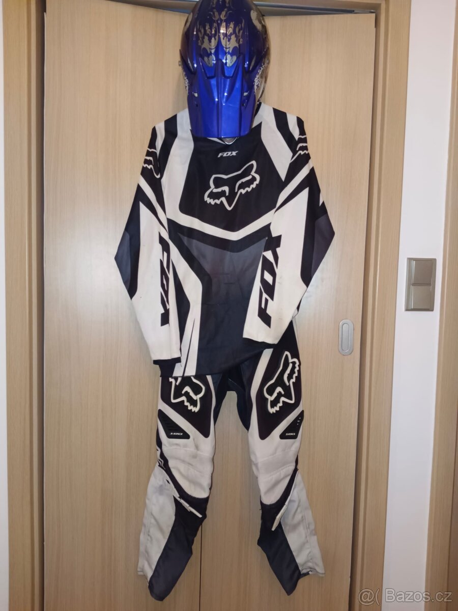 Helma, dres, kalhoty, motocross