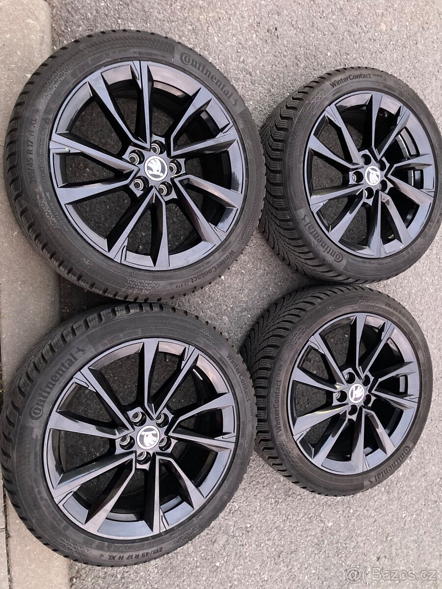 Top ,,NOVA” ZIMNÍ 17” PROCYON Black Originál Škoda FABIA IV