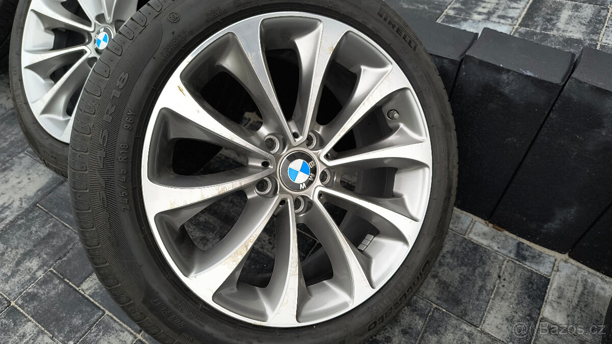 18 originál BMW 5 F10/F11 ☀️ Pirelli 245/45 R18 TMPS