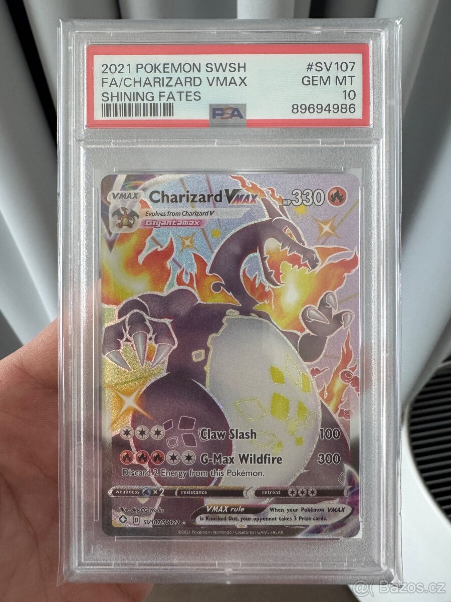 Pokemon Charizard shining fates PSA10