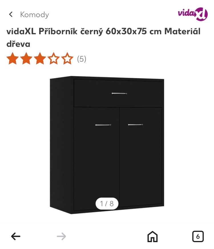 příborník, skřínka