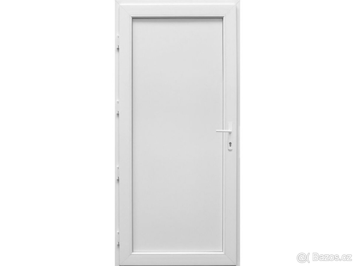 Nové plastové dveře 90 levé
