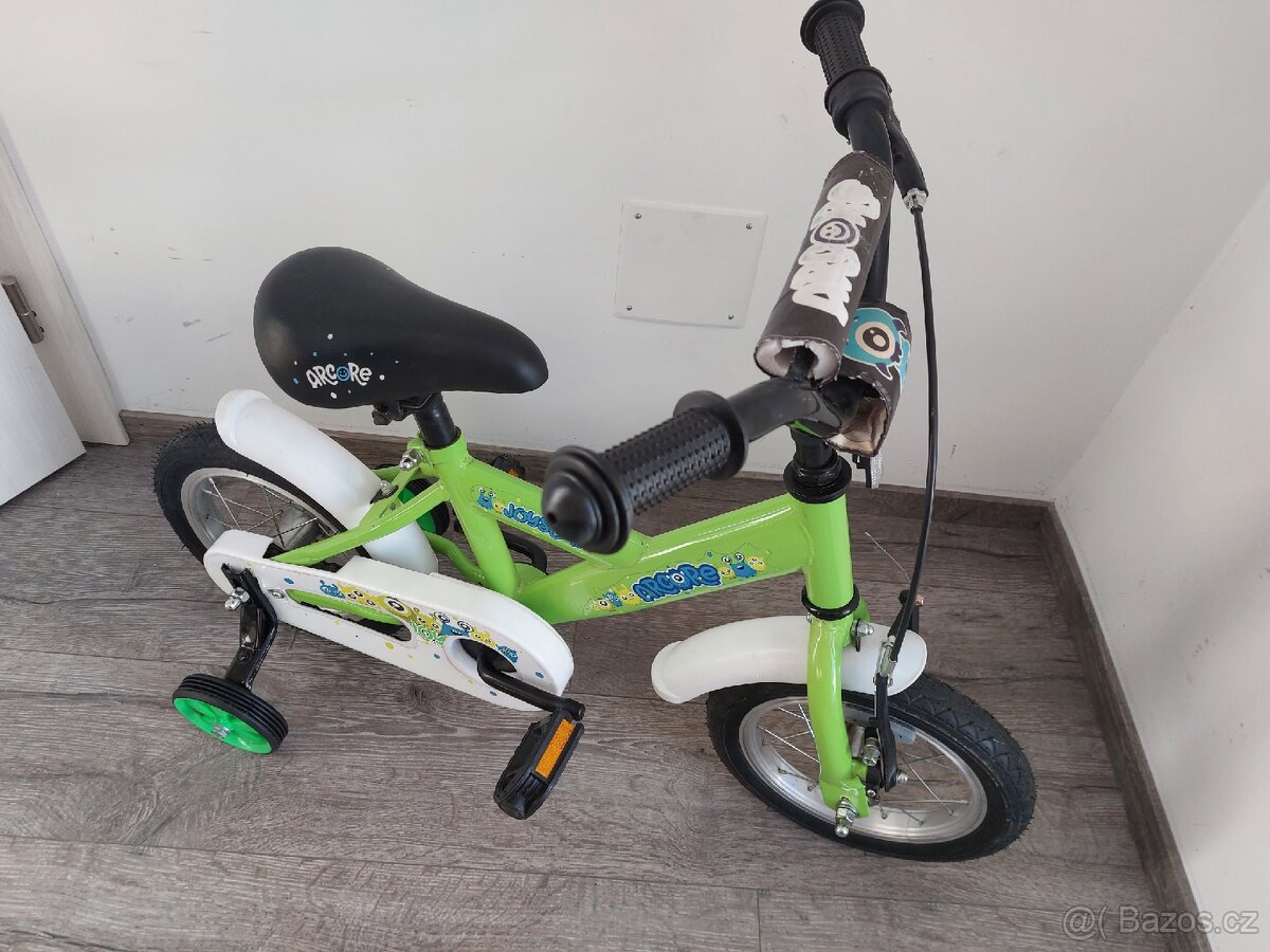 Dětské kolo 12" s kolečky